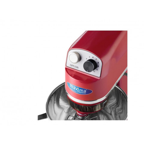 MAXIMA planetární mixér 7 L - ČERVENÝ
