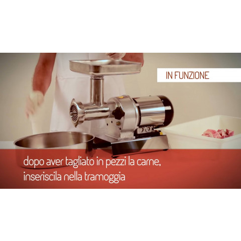 TRE SPADE TC-32 Inox 2HP mlýnek na maso až 320kg/hod DEMO