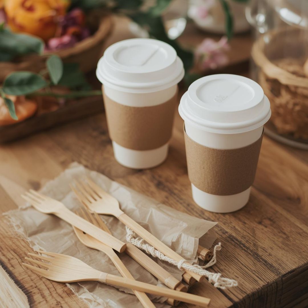 Rozložitelné kuchyňské náčiní vyrobené z přírodních materiálů ve jménu ochrany životního prostředí a udržitelnosti