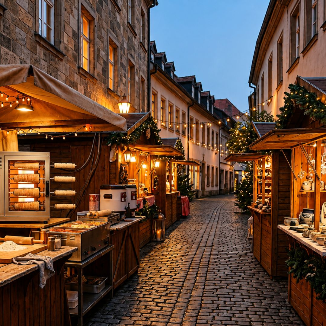 Chystáte se na vánoční trhy? Tyto gastronomické stroje a vybavení budete potřebovat.